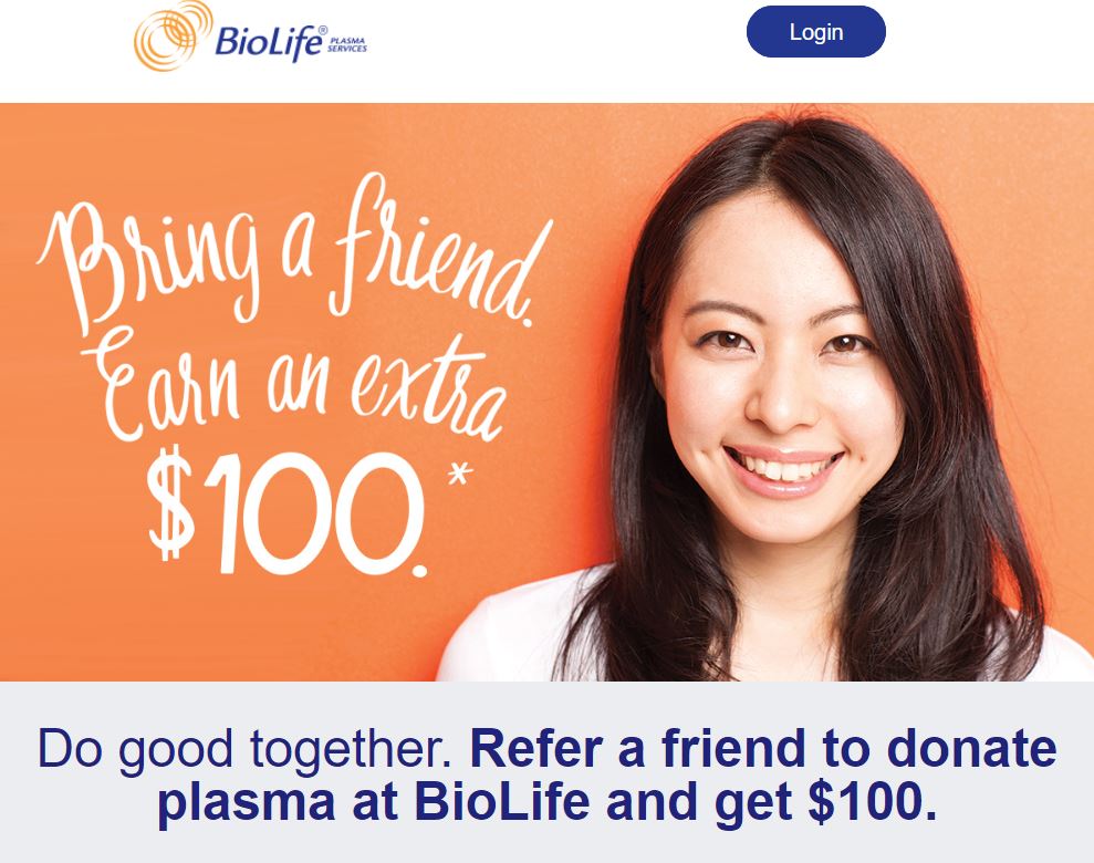 BioLife Plasma Coupons & Promotions August 2023 (1000 Bonus)
